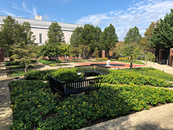 Aerial photo of the Chemistry Courtyard