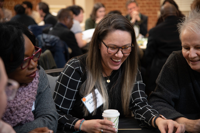 Faculty and staff during a previous retreat